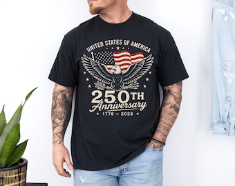 United States 250th Anniversary Eagle Flag T-Shirt