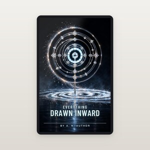 Crystal Engine Core Sci-Fi Book Cover, Hard Sci-Fi Art (Digital Download) image 2