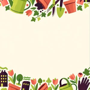 Premade Cozy Mystery Book Cover, Watering Cans and Trowels Art for Garden Cozy Authors image 3