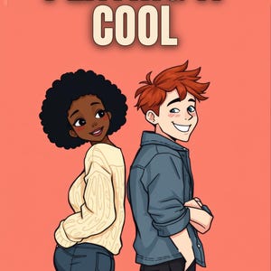 Premade Rom Com Book Cover, Eye Roll Couple Illustration Art for Fake Dating Authors image 1