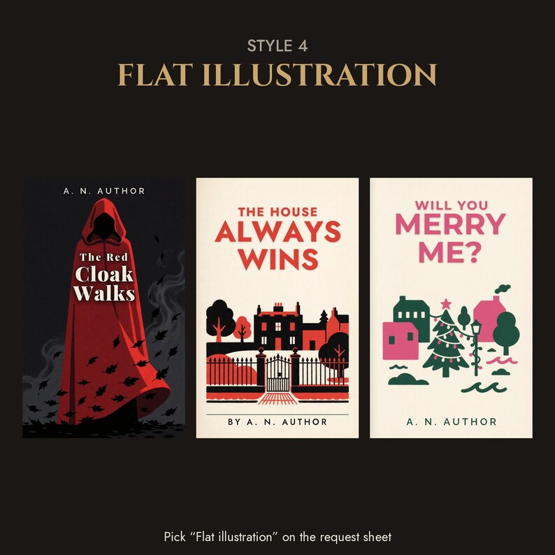 Custom Book Cover Made to Order in Any of Our Styles, Your Title Typeset afbeelding 6