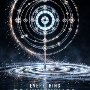 Crystal Engine Core Sci-Fi Book Cover, Hard Sci-Fi Art (Digital Download) image 1