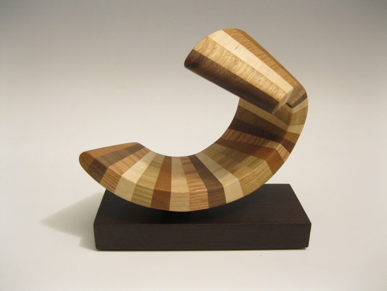 Modern Abstract Wood Sculpture image 5