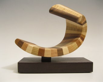 Modern Abstract Wood Sculpture