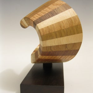 Modern Abstract Wood Sculpture image 4