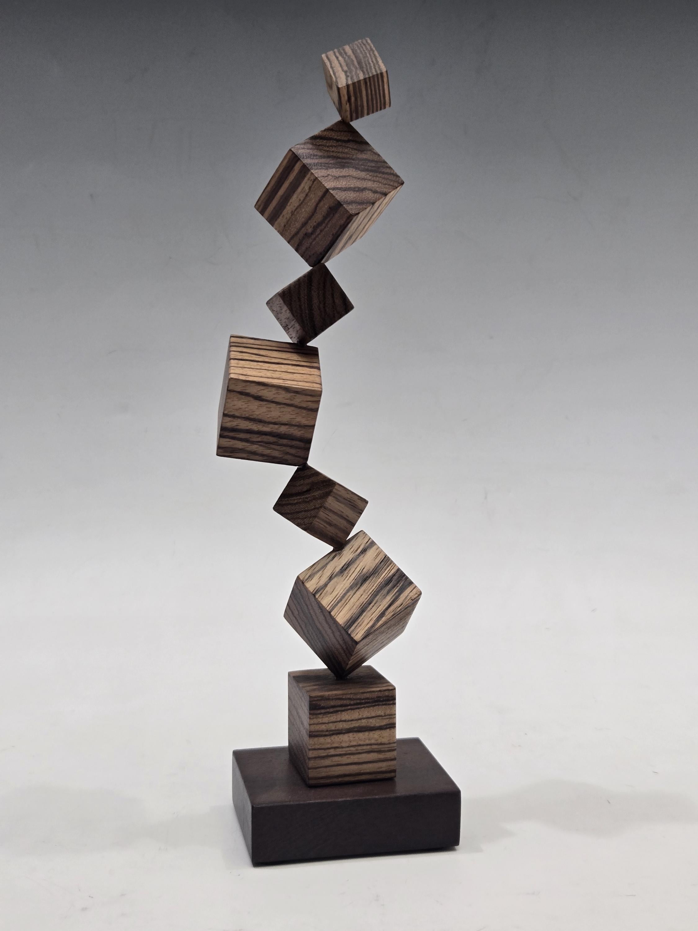 Wood Sculpture Modern Abstract  ,