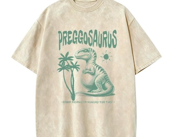 Preggosaurus Shirt, Funny Pregnancy Dinosaur Tee, Mom To Be Graphic Shirt