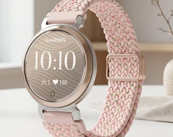 Magnetic Nylon Strap for Garmin Lily 2 (14mm), Breathable Watch Band