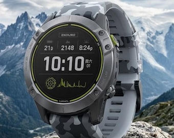 Correa QuickFit de silicona con estampado de camuflaje para Garmin Fenix 5–8 y Epix 2, 22 mm/26 mm.