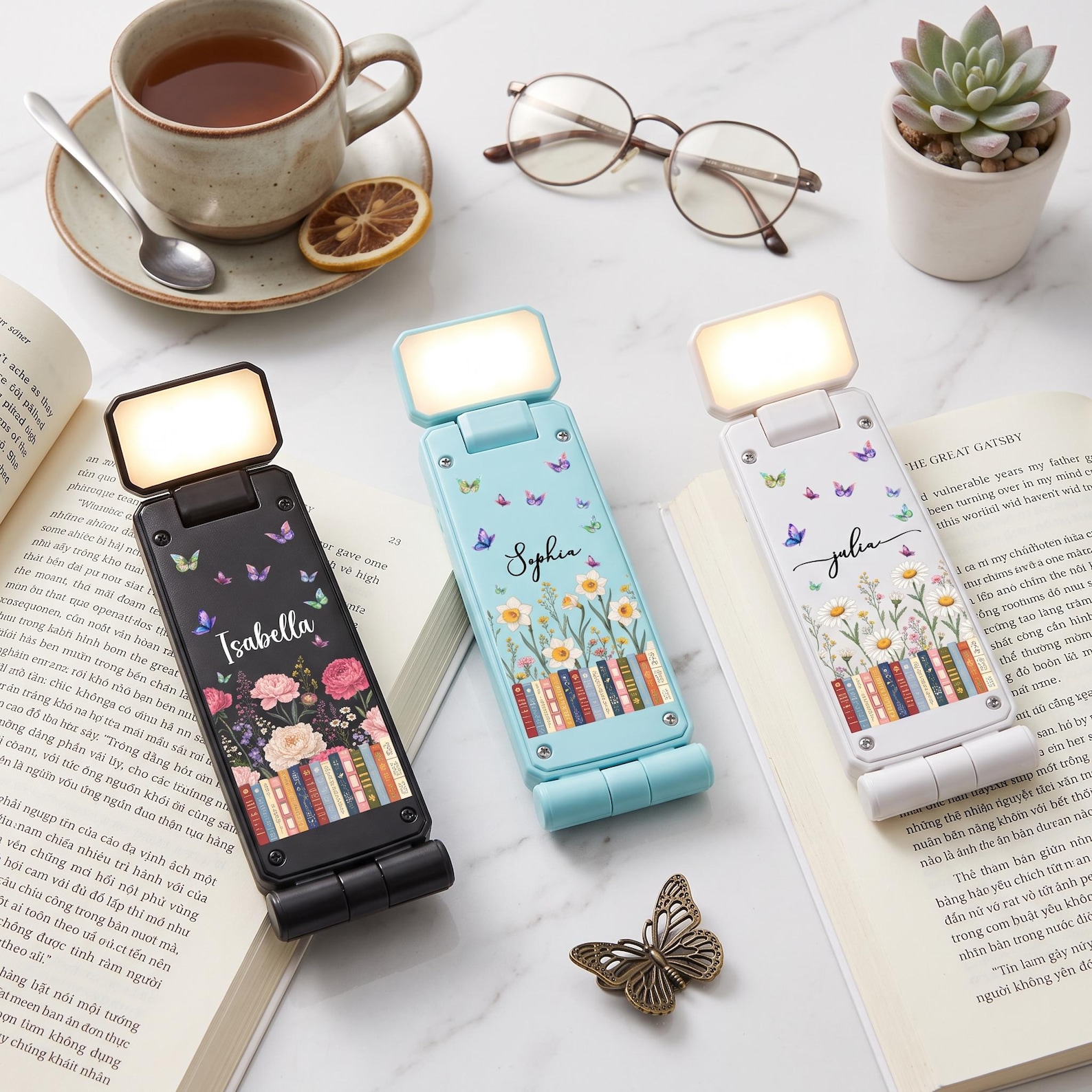 Personalized Reading Book Lamp