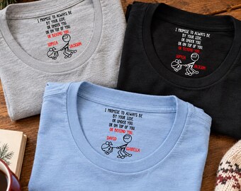 Custom Funny Naughty Quote Hidden Message Shirt, Personalized Thanks For All The Orgasms Shirt with Design Inner Neck,Back Neck T-Shirt Gift