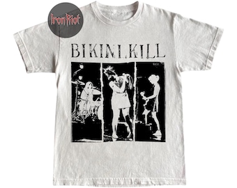 Bikini Kill Shirt - T-shirt jaren 90 punkrockband - top alternatieve rock - Rebel Girl IR89