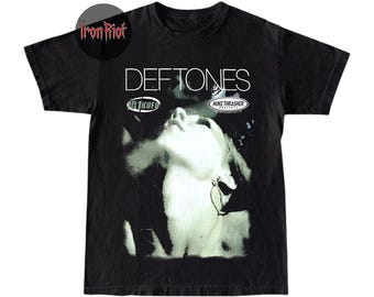 Deftones T-shirt - Vintage Live Concert Graphic Tee - alternatieve metalband merchandise - rockmuziek cadeau voor hem IR131