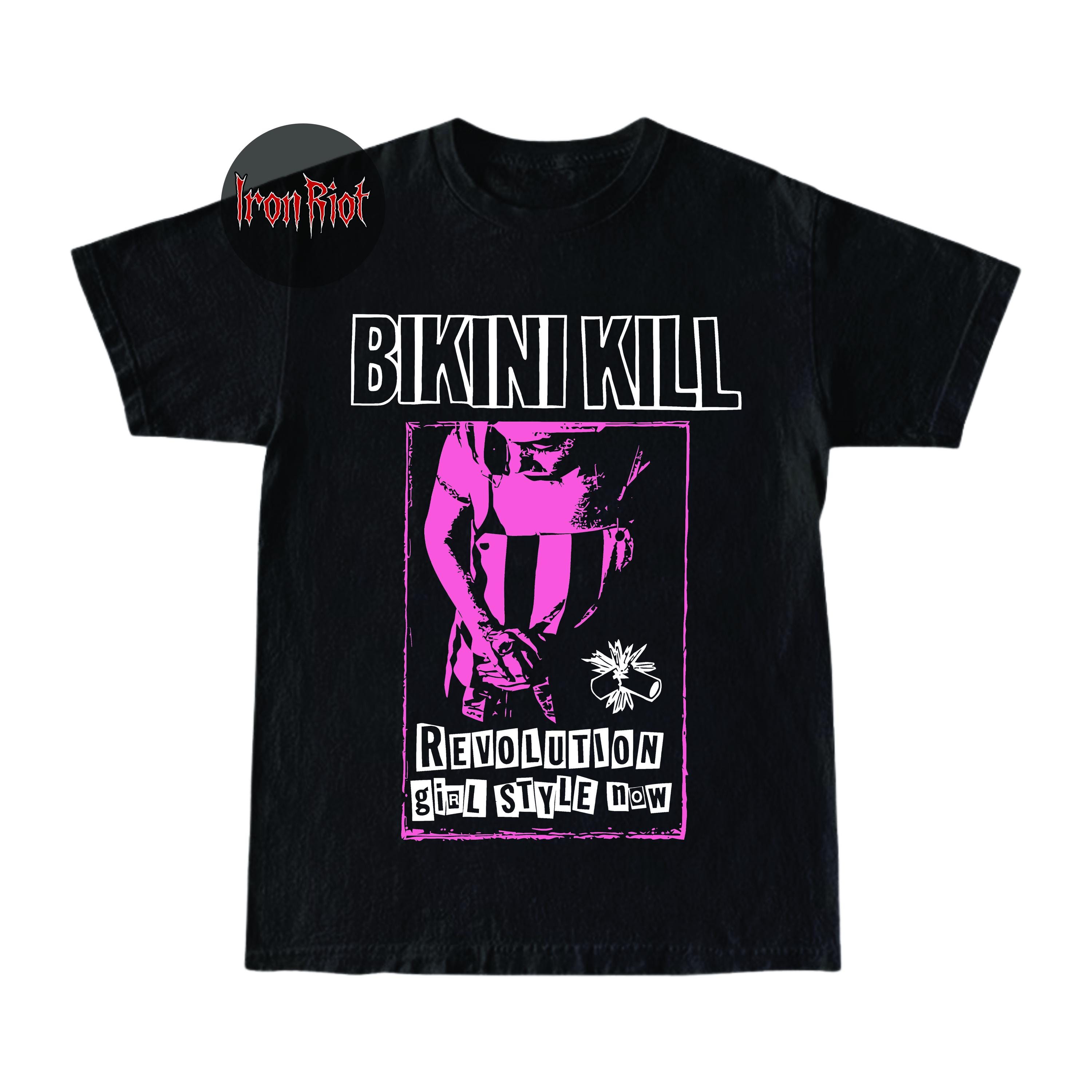 T-Shirt Bikini Kill Punk Riot Grrrl - Tee Graphique Femme Homme XS