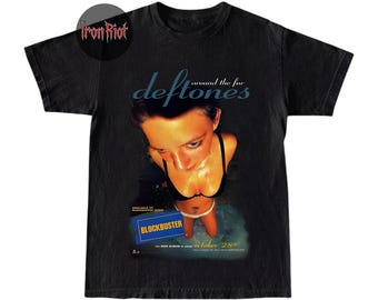 T-shirt Deftones Around The Fur - T-shirt met vintage albumafbeelding - alternatieve metalmerchandise - rockmuziekcadeau IR132