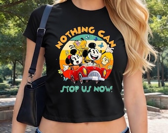 Disneyland Mickey & Minnie's Runaway Railway Nothing Can Stop Us Now Shirt, WDW Magic Kingdom Disneyland Family Vacation Holiday Gift