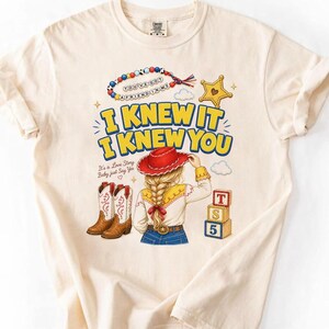 Toy Story 5 I Knew It Baby Tee, Gift For Music Fan, Retro Toy Friends Shirt, Nostalgic TS Inspired, You've Got a friend in me image 2