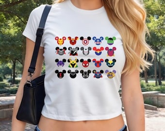 Disneyland Kids Superhero Shirt Toddler Mouse Ears Shirt Boys Superheroes Group Tee Disneytrip T-Shirt Family Matching Shirt Hero Fans Shirt