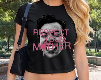Camiseta Harry Styles Respect Your Mother Baby, Camiseta com estampa retrô de arte pop, Camiseta Harry Styles