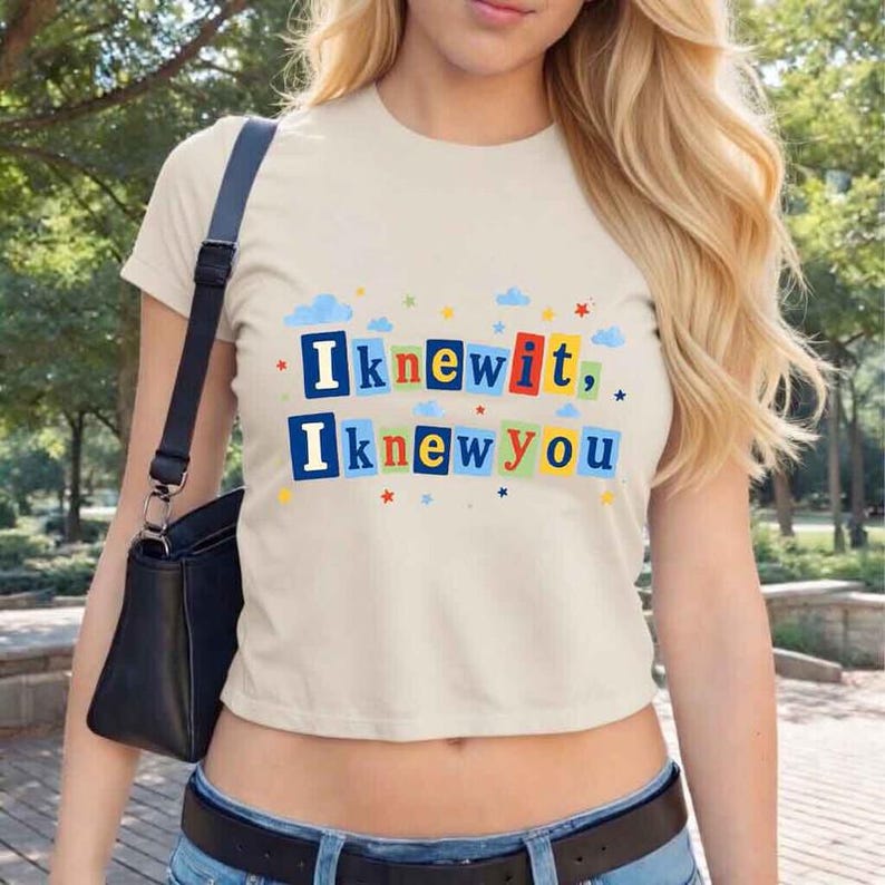 I Knew It Baby Tee, I Knew You, Toy Story 5 Comfort Colors Shirt, Retro Toy Friends Shirt, Nostalgic Toy Story 5, You've Got a friend in me image 1