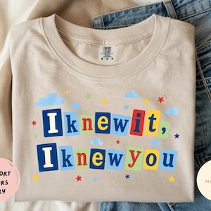 I Knew It Baby Tee, I Knew You, Toy Story 5 Comfort Colors Shirt, Retro Toy Friends Shirt, Nostalgic Toy Story 5, You've Got a friend in me image 2