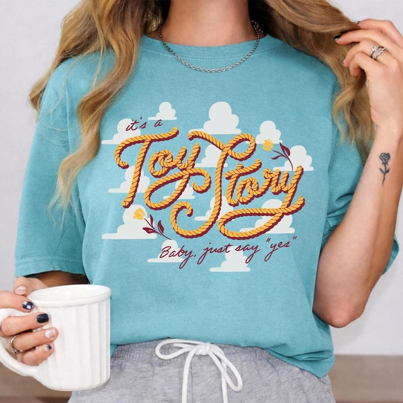It’s A Toy Story Baby Tee, Pixar Toy Story 5 Shirt, Disneyland Tay Story Shirt, Movie Toy Story Tee, Gift for Toy Story Lover image 4