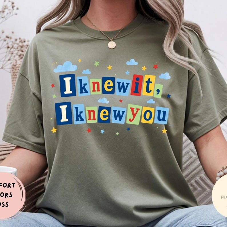 I Knew It Baby Tee, I Knew You, Toy Story 5 Comfort Colors Shirt, Retro Toy Friends Shirt, Nostalgic Toy Story 5, You've Got a friend in me image 5