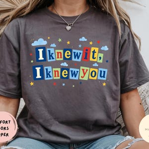 I Knew It Baby Tee, I Knew You, Toy Story 5 Comfort Colors Shirt, Retro Toy Friends Shirt, Nostalgic Toy Story 5, You've Got a friend in me image 7