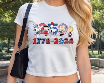 Snoopy 250th Anniversary Shirt, Peanuts Patriotic Tee, USA 250 Shirt 2026, Fourth of July Snoopy Shirt, Independence Day Graphic Tee