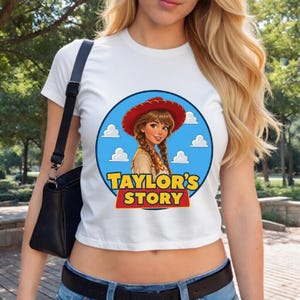 Tay Story Baby T-Shirt, Komfort Farben TS Shirt, Toy Story inspiriert Cowgirl Jessie T-Shirt, Disneyland Parks Urlaubs Outfit Bild 1
