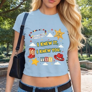 Disneyland Toy Story 5 babytröja, visste det, jag visste dig-tröja, TS Toy Story 5-inspirerad tröja, jag visste det, jag visste dig TS babytröja bild 1
