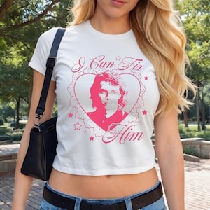 Pink Coquette Bow Starwars Anakin Skywalker I Can Fix Him Baby Tee, Galaxy's Edge Disneyland Croptop Women, May the Forth Be With You