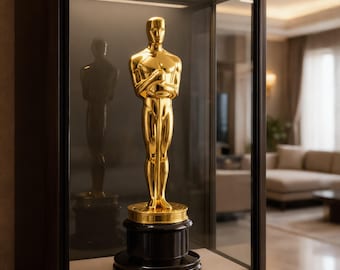 Oscar Trophy Award Replica Statue Alloy Metal Model Souvenir Home Table Decor