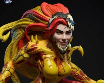 Screme Symbiote – High Detail 3D STL | 1/6 & 1/4 Maßstab | Unterstützt + Nicht unterstützt | Extra Variante |Fan Art
