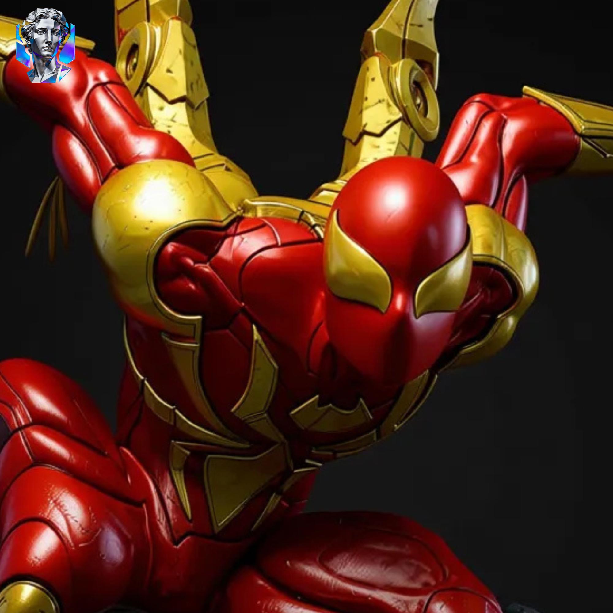 Iron Spider-man 3D STL Model – High Detail Resin Printing Figure - Etsy