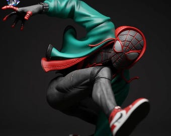 Miles Morales Spider-Man 3D STL Modell - Resin Druckfigur, Fan Art Statue (Digitaler Download)