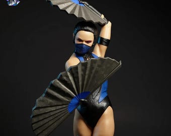 Kitana 3D STL Modell - Resin Druckfigur im Maßstab 1:4