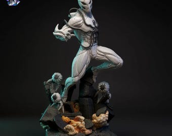 Poison Spider-Man - 1: 6 3D STL Modell | Vorunterstütztes Harz STL | Symbiote Spider-Man Statue | High Detail Fan Art Figur