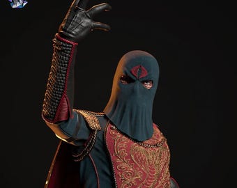 Cobra Kommandant 3D STL Modell - G.I. Joe Bösewicht Statue mit Display Base (Digitaler Download)
