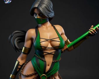 Jade - Maßstab 1:6 | Nicht unterstützt | Sockel + Alternative Version | Hoher Detailreichum | Fankunst