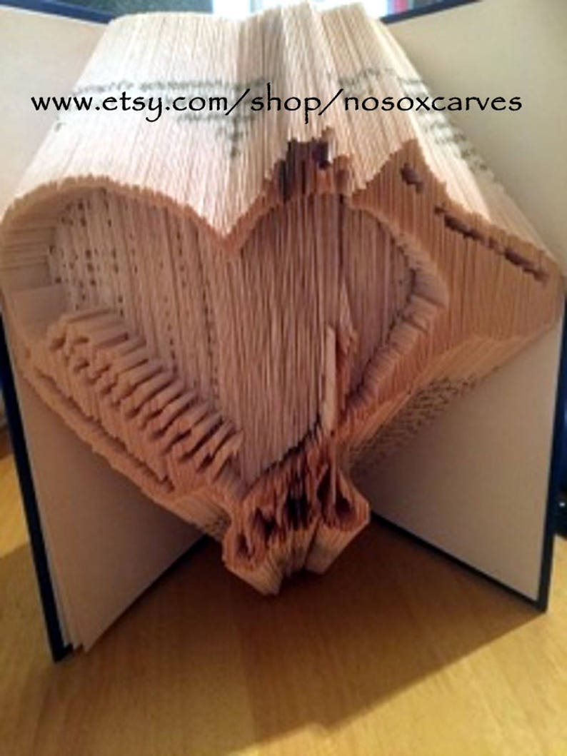 Hair Stylist Heart Cut Fold Book Art Pattern Etsy