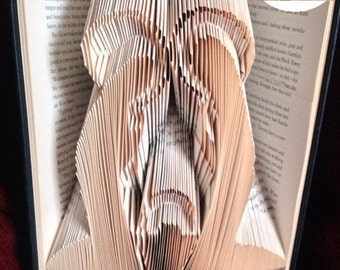 Nativity Folded Book Art Pattern