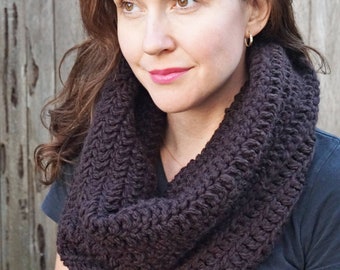 Patrón de bufanda infinita de crochet, bufanda, bufanda infinita, cuello