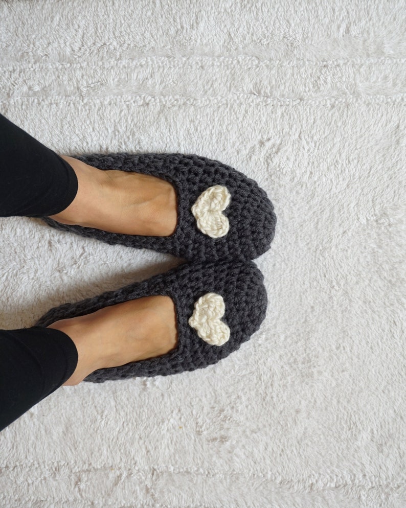 house slippers for women on Extra Thick Non Slip Sole Simply Slippers In Charcoal With Etsy