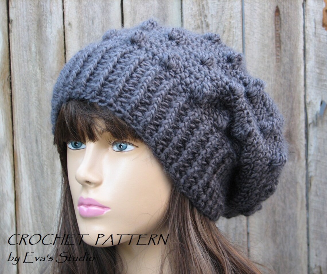 CROCHET PATTERN - Instant Download Crochet Pattern - Hat Crochet ...