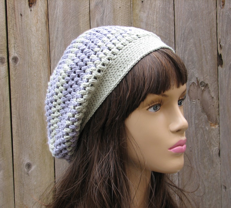 Crochet Pattern Slouchy Spring Hat, Crochet Pattern PDF, Pattern No. 44 image 2