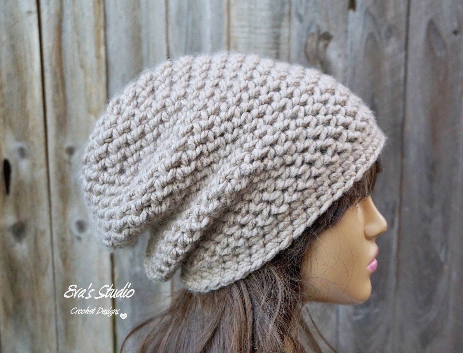 Crochet Hat - Slouchy Hat, Crochet Pattern Pdf,easy, Pattern No. 88 - Etsy