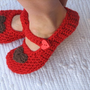 Mary Jane Slippers Crochet Pattern PDF,Easy, Great for Beginners, Shoes Crochet Pattern Slippers, Pattern No. 22 image 5