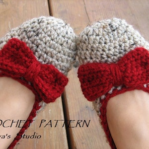 CROCHET PATTERN, Adult Slippers, Easy, Great for Beginners, Shoes Crochet Pattern Slippers,  Pattern No. 12