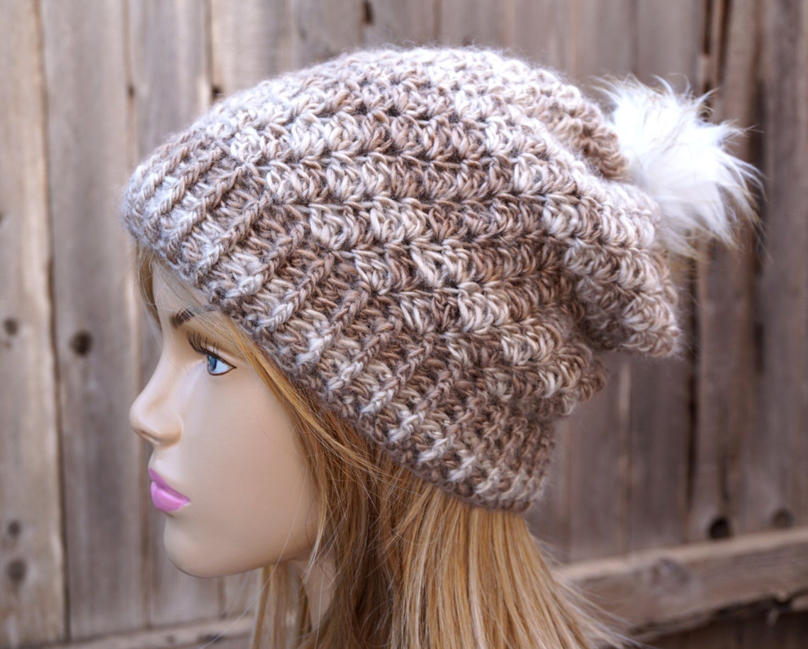 Crochet Hat Slouchy Hat Crochet Pattern Pdfeasy Pattern - Etsy